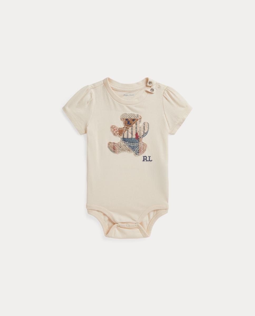 Imagem 0 de Body de Bebé em Algodão com Ursinho em Patch
