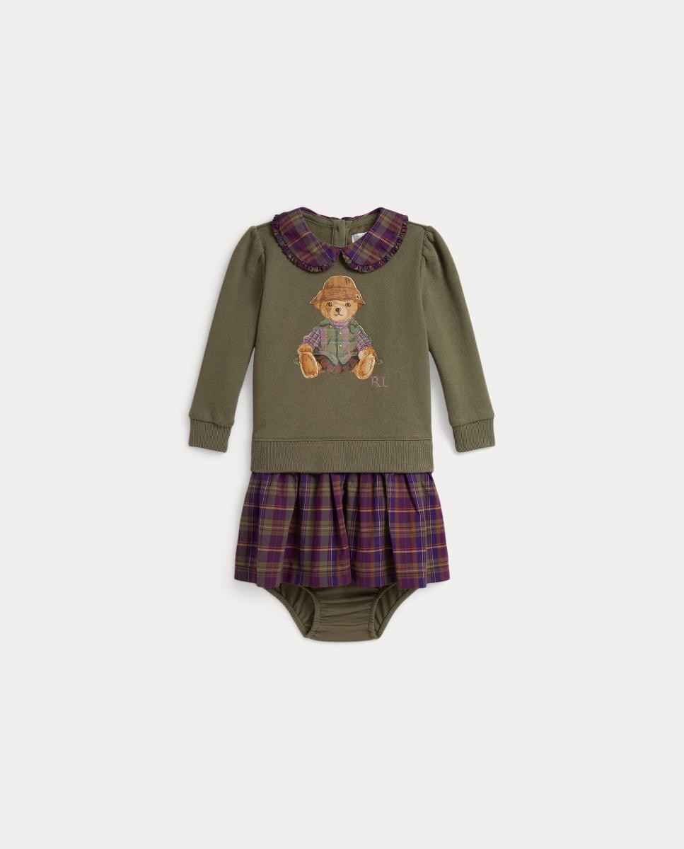 Imagem 0 de Vestido de Felpa de Bebé com Polo Bear