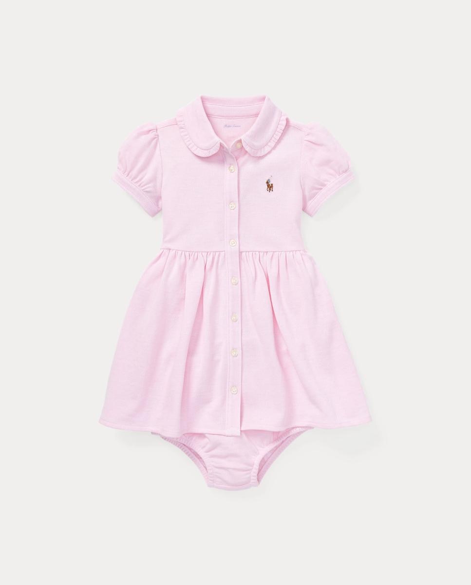 Imagem 0 de Vestido oxford rosa de bebé