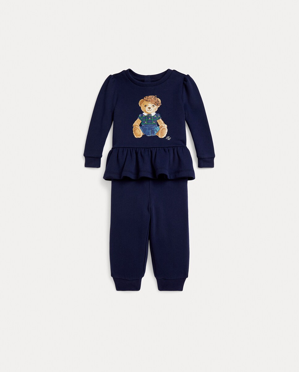 Conjunto de bebé niña dos piezas con Polo Bear · Polo Ralph Lauren