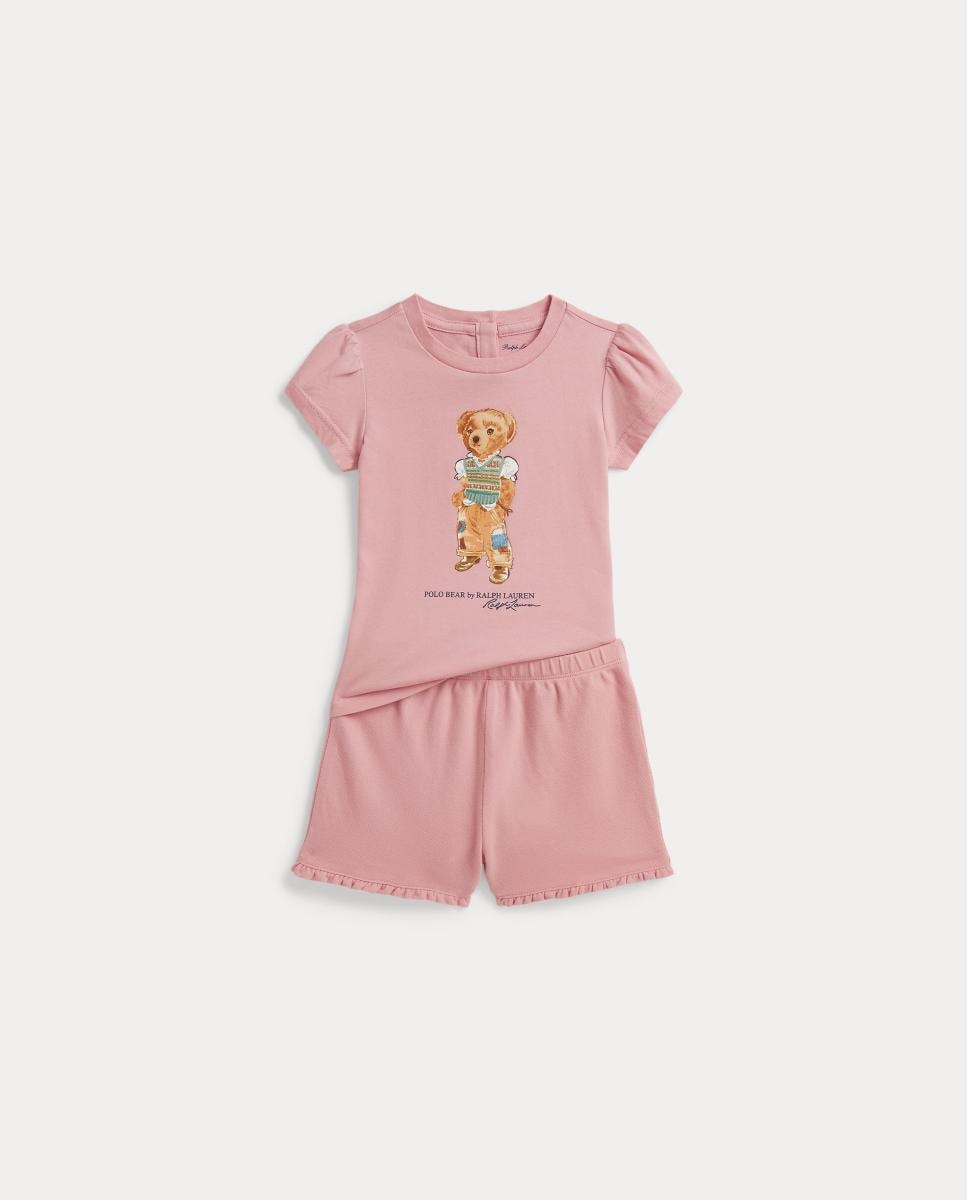Imagem 0 de Conjunto de T-shirt e Calções de Algodão de Bebé