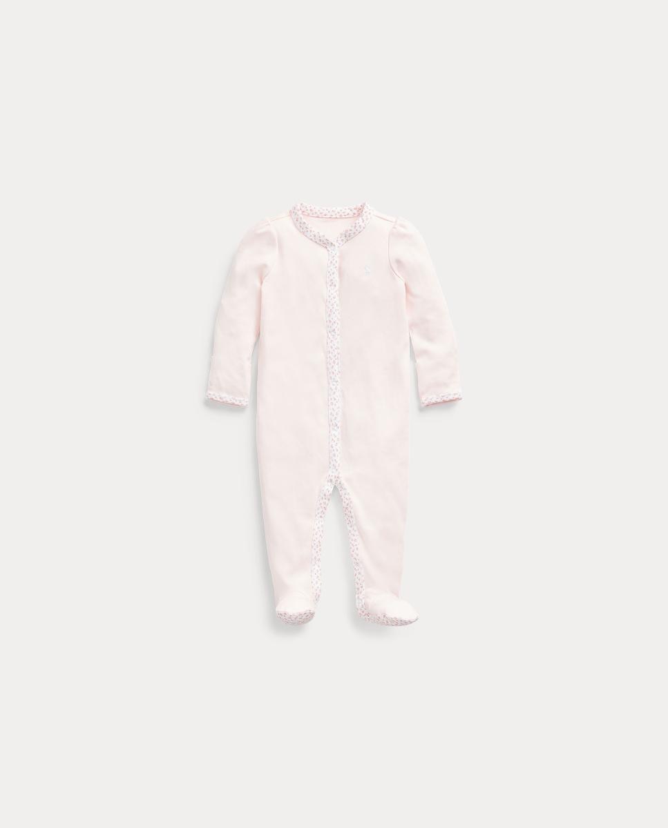 Imagem 0 de Babygrow de Algodão de Bebé com Debruado Floral