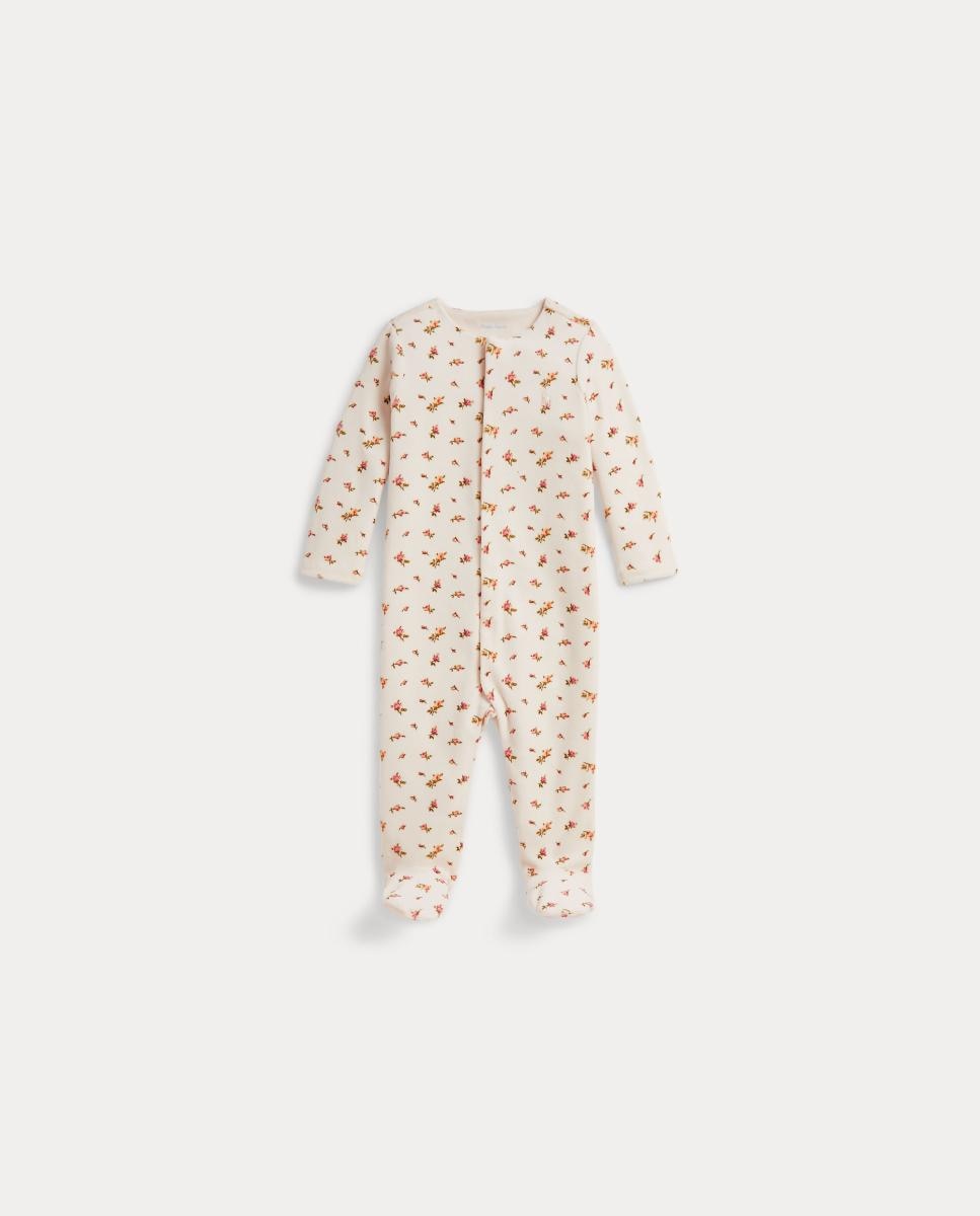 Imagem 0 de Babygrow de Veludo Estampado de Bebé