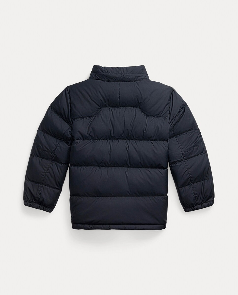 Blusão Acolchoado de Penugem Ripstop Preto-6