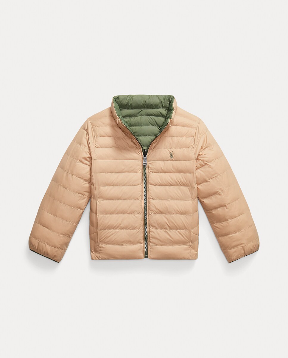 Blusão Acolchoado Reversível Verde-militar-7