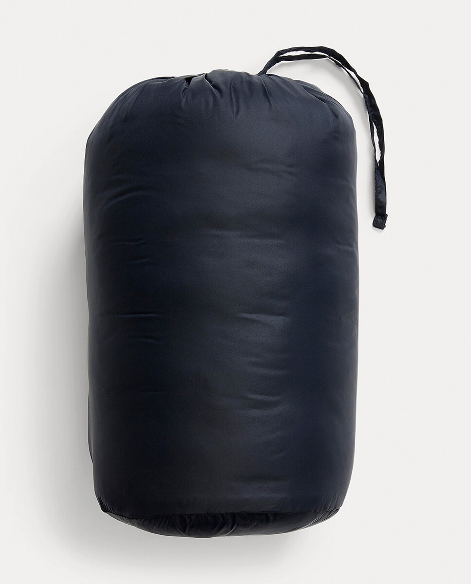 Blusão Acolchoado Repelente à Água Preto-3