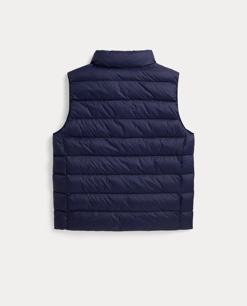 Colete Fino Acolchoado com Fecho de Correr Polo Ralph Lauren Azul-marinho-2
