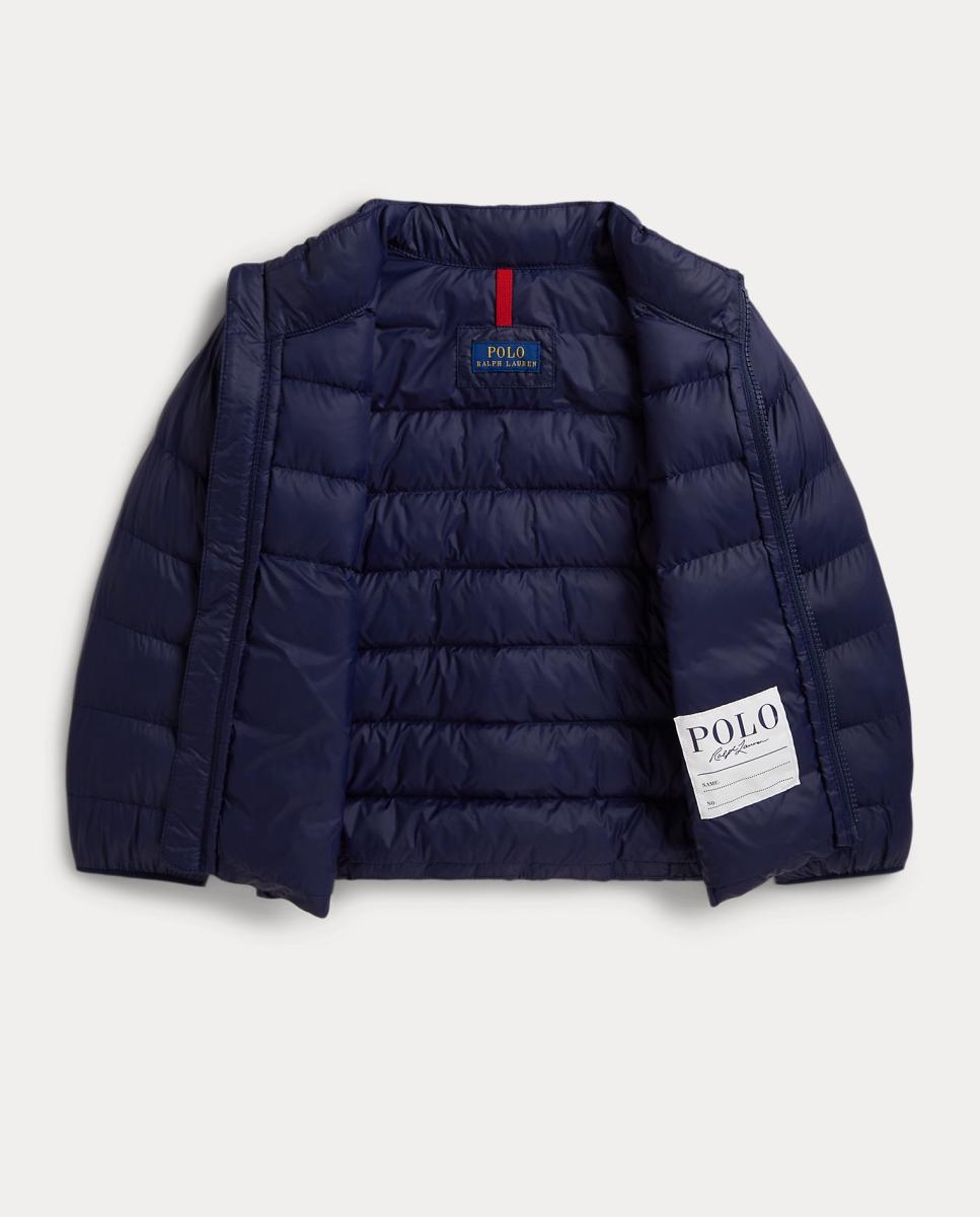 Blusão Acolchoado Unissexo Ligeiro Repelente à Água Polo Ralph Lauren Azul-marinho-3