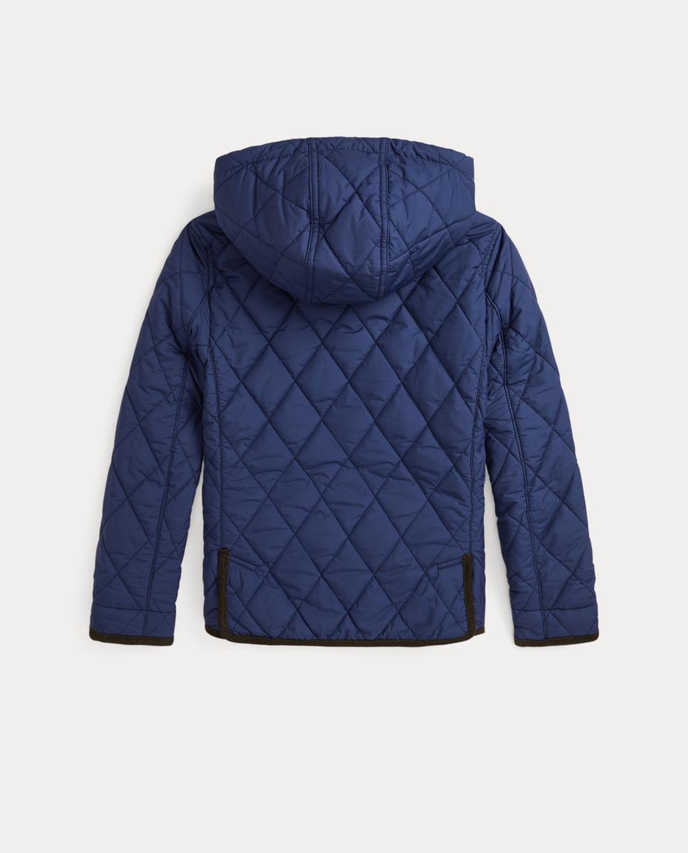 Casaco Husky Unissexo Acolchoado com Gola de Bombazina Polo Ralph Lauren Azul-marinho-5