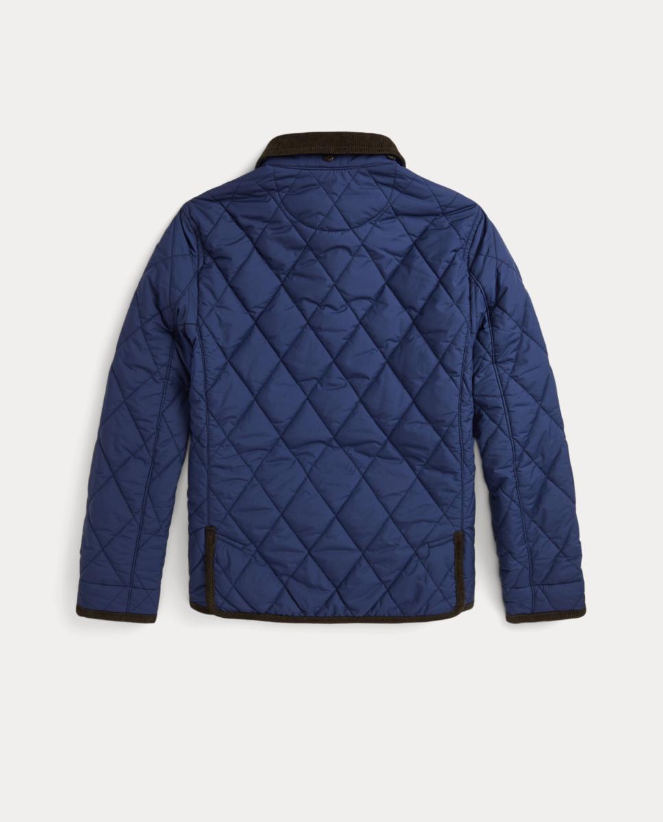 Casaco Husky Unissexo Acolchoado com Gola de Bombazina Polo Ralph Lauren Azul-marinho-7