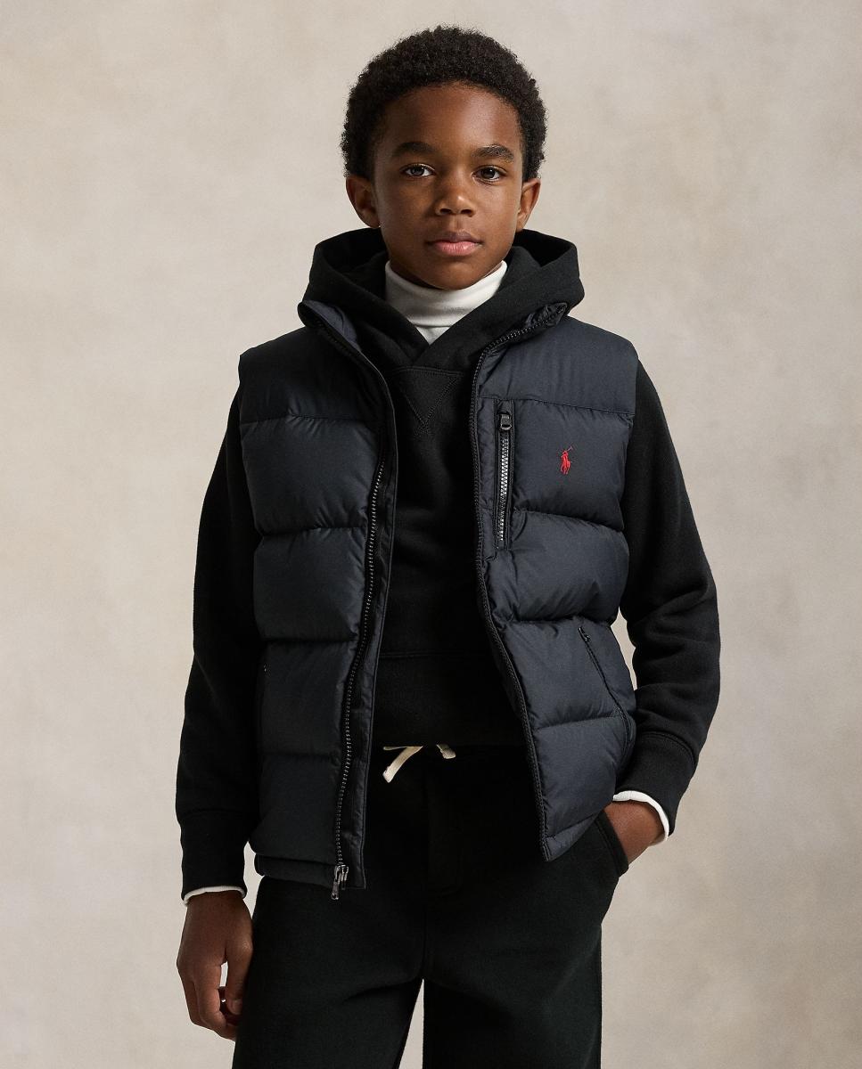 Colete Acolchoado Unissexo com Penugem Polo Ralph Lauren Preto-2