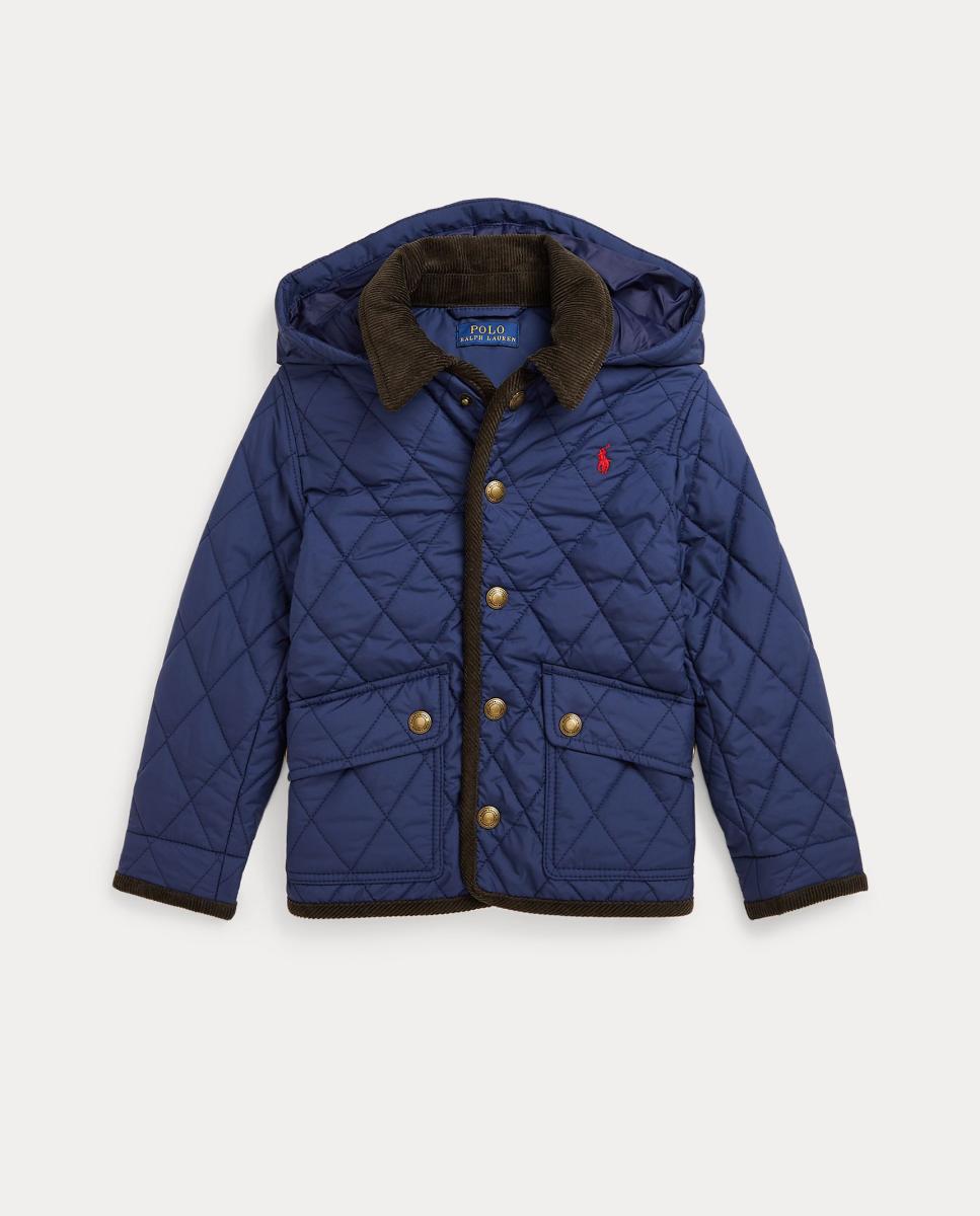 Chaqueta Husky unisex acolchada con cuello de pana - Polo Ralph Lauren - Azul marino Azul marino-4