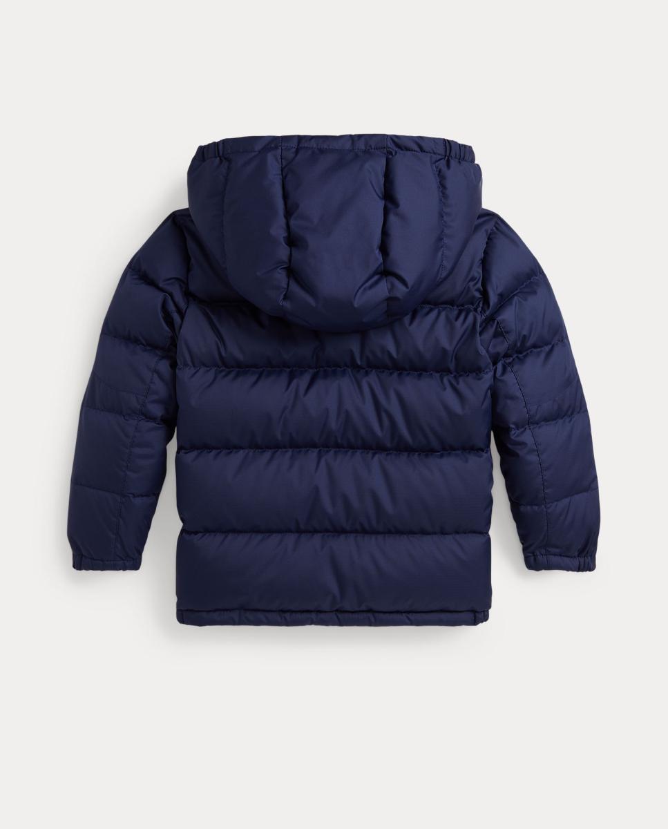 Blusão Acolchoado Unissexo de Penugem Ripstop com Capuz Polo Ralph Lauren Azul-marinho-2