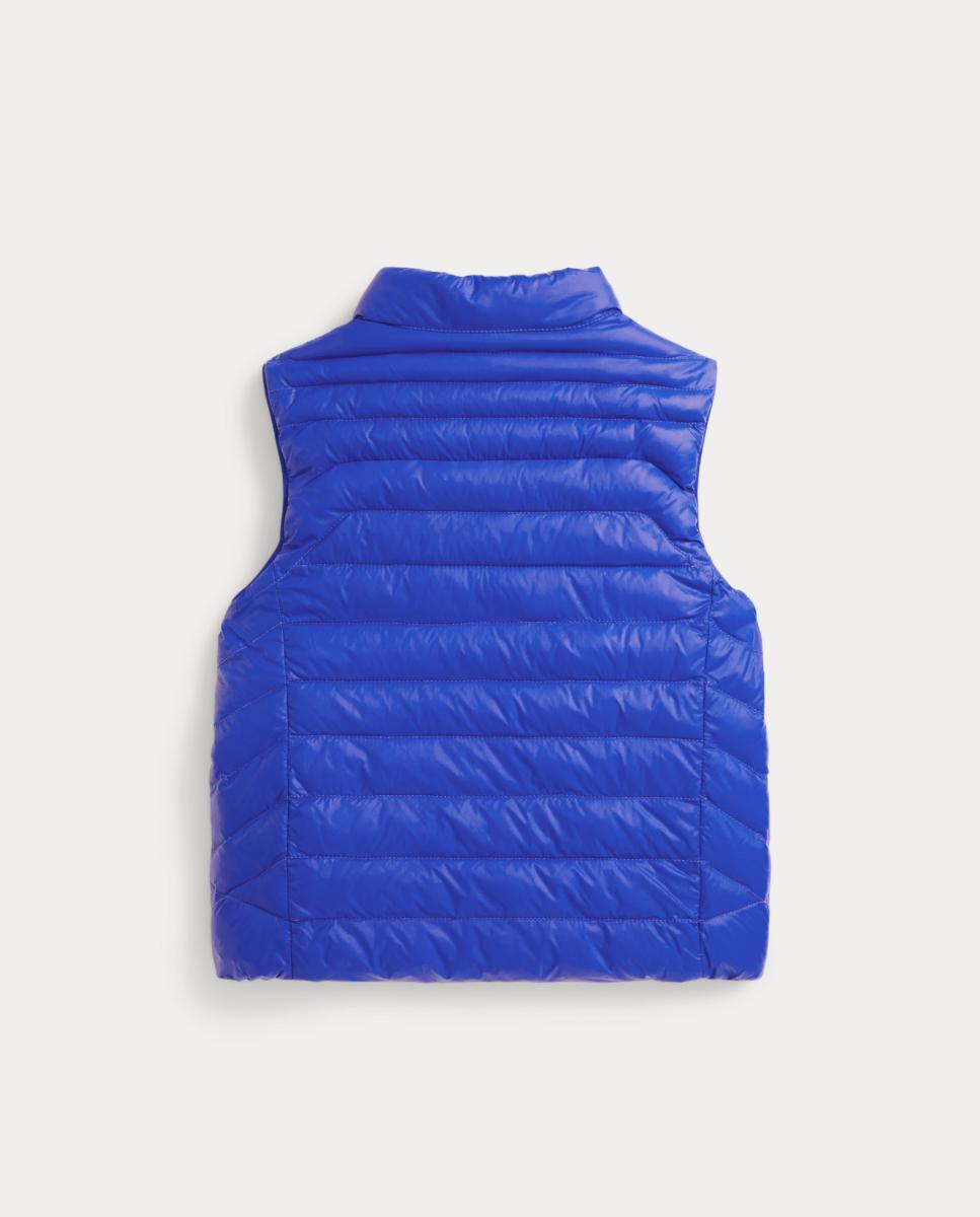 Colete Acolchoado Reversível Azul / Amarelo-2