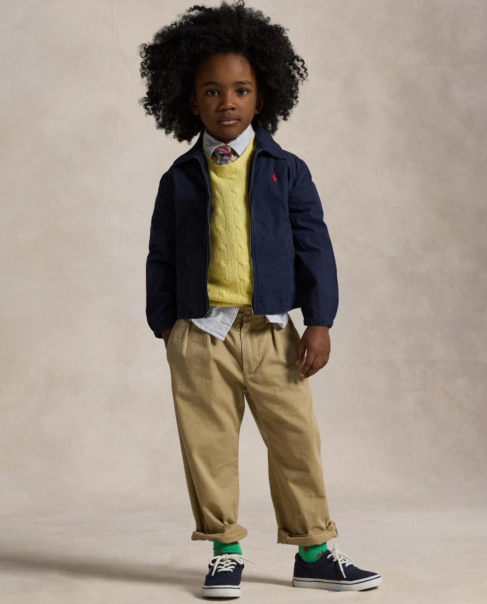 Casaco Bayport de Popelina de Algodão Azul-marinho-4