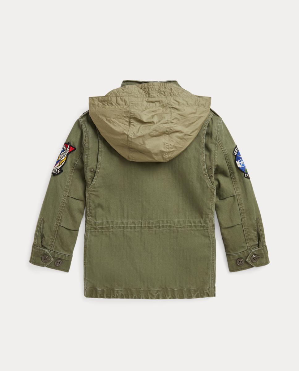 Casaco de Campo com Remendos Polo Ralph Lauren Verde-militar-2