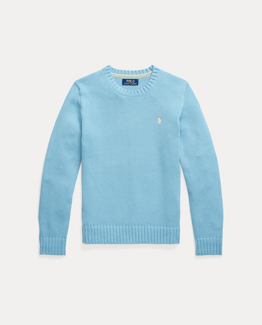 Imagen 0 de Jersey de niño de algodón con cuello redondo
