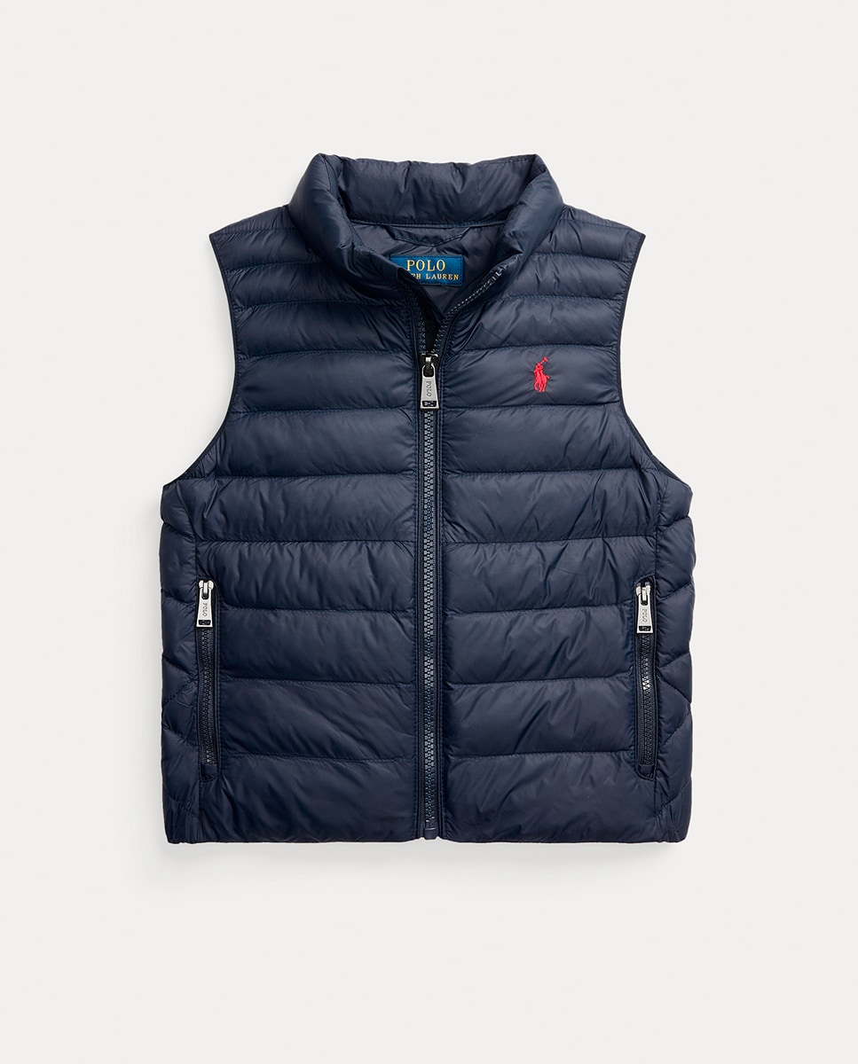 Colete Acolchoado Dobrado P-Layer 2 Azul-marinho-1