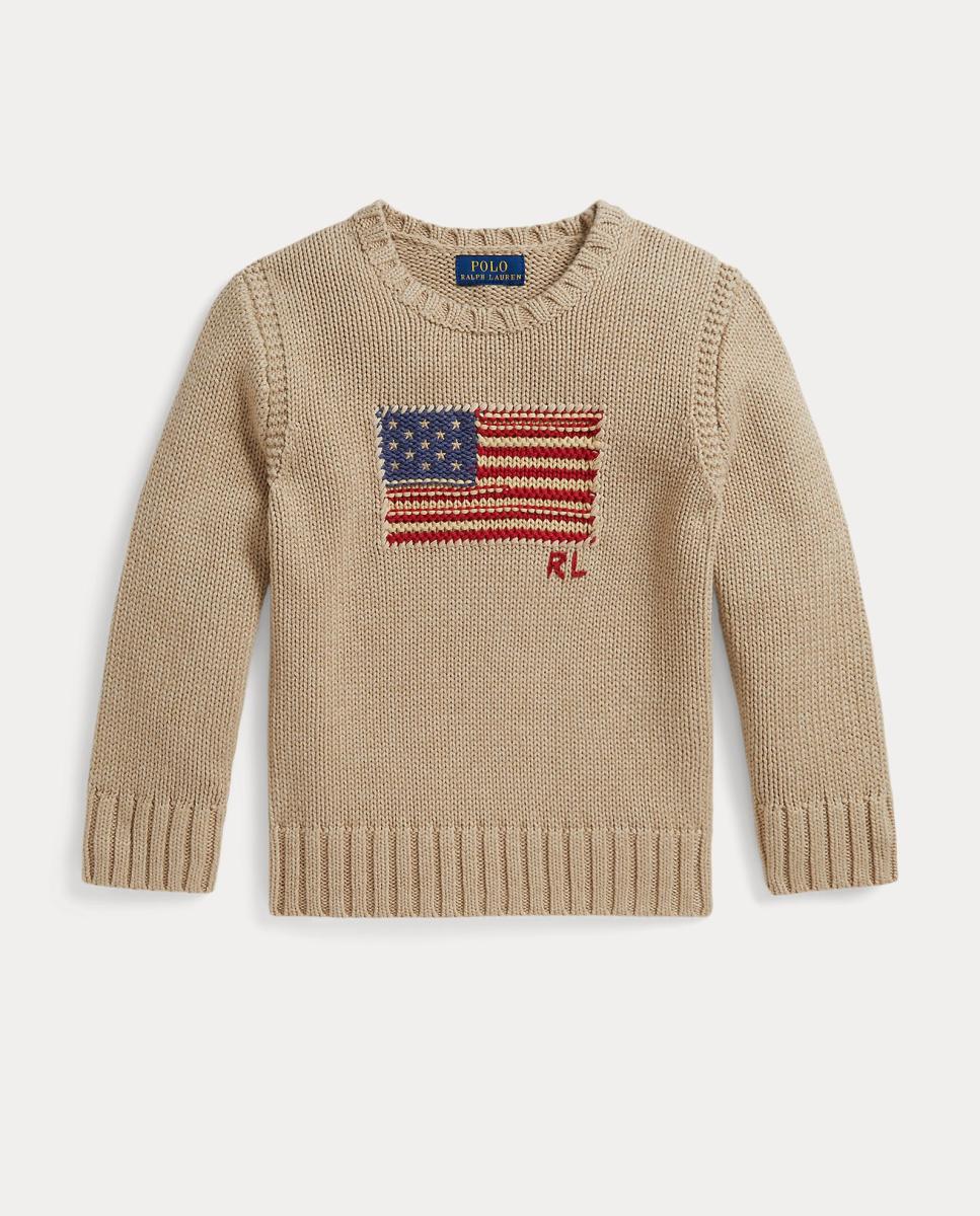 Imagem 0 de Camisola de Malha Unissexo de Algodão com Bandeira