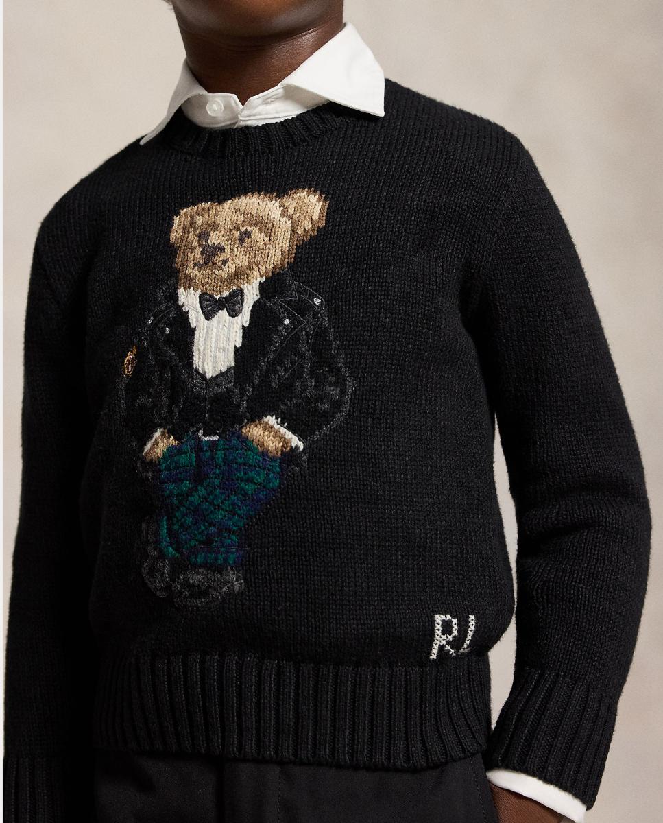 Jersey unisex de algodón con Polo Bear - Polo Ralph Lauren - Negro Negro-2