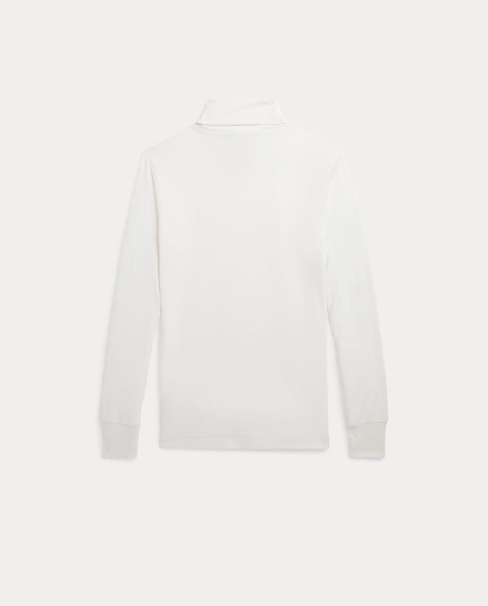 Camisola Unissexo em Tecido Interlock com Manga Comprida Polo Ralph Lauren Branco-2