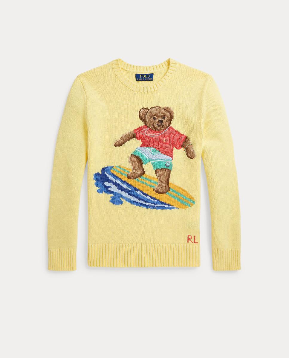 Imagem 0 de Camisola de Malha de Criança de Algodão com Polo Bear