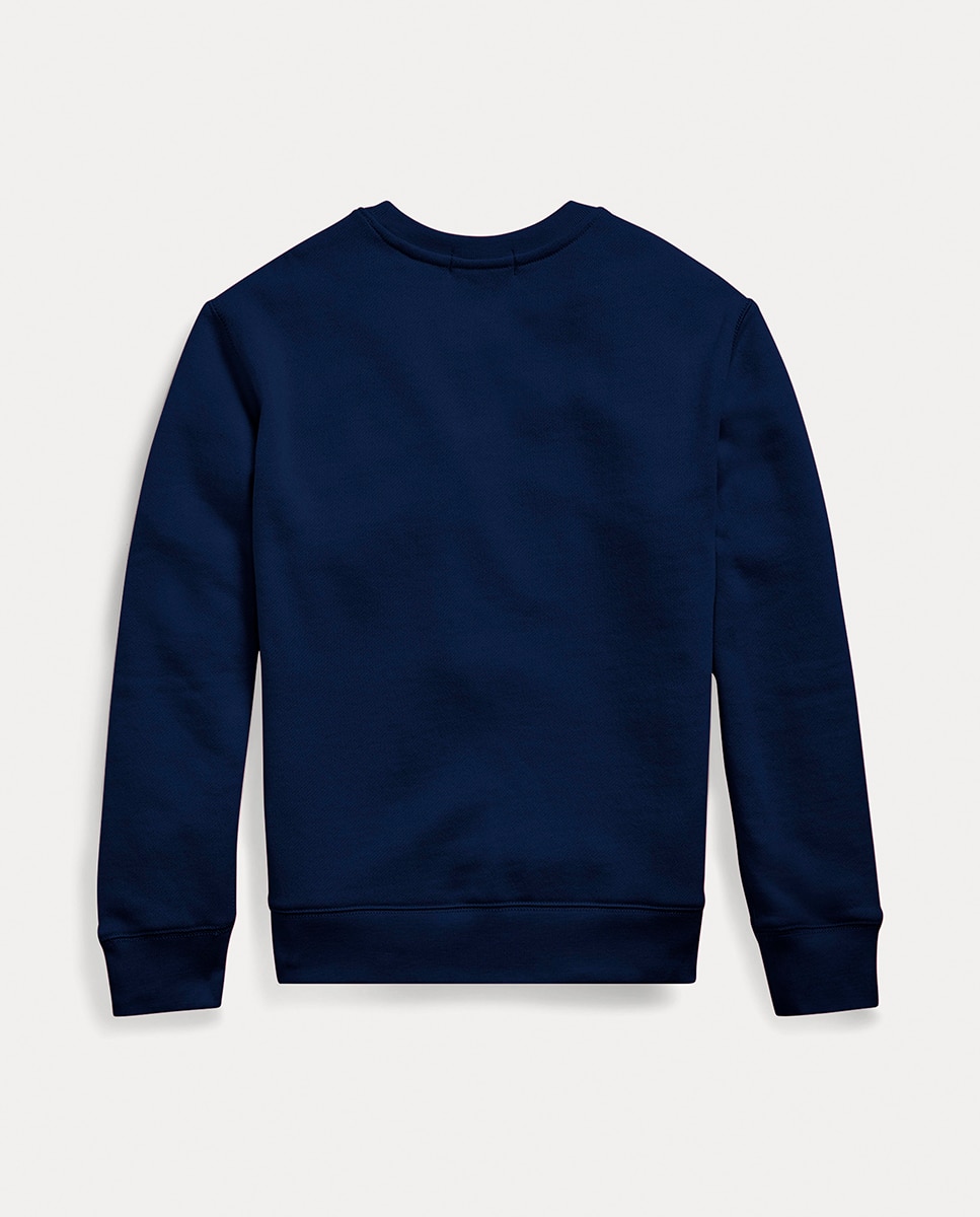 Sweatshirt de Decote Redondo com Cavalo Bordado Polo Ralph Lauren Azul-marinho-2