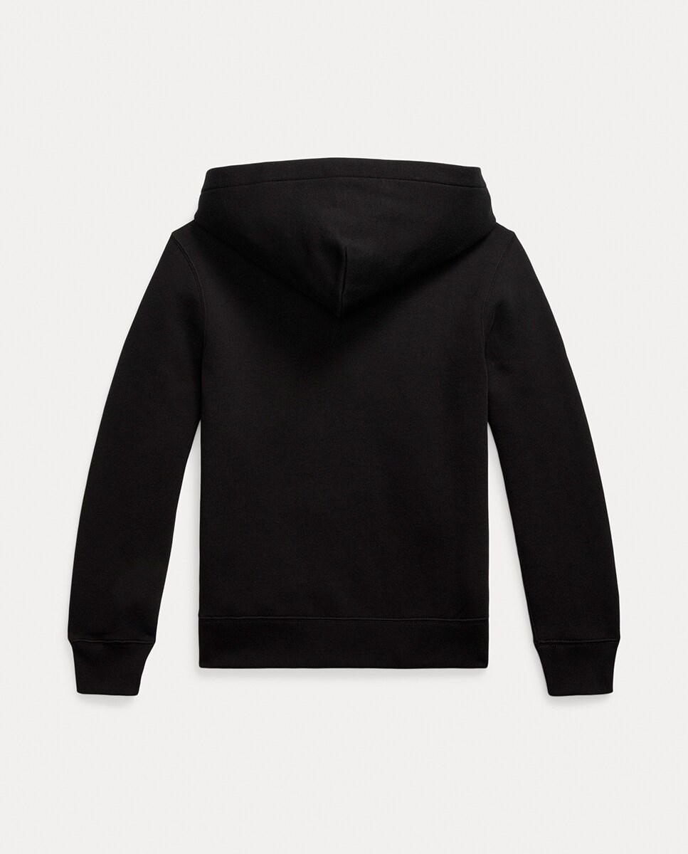 Sweatshirt Unissexo de Felpa com Capuz Preto-2