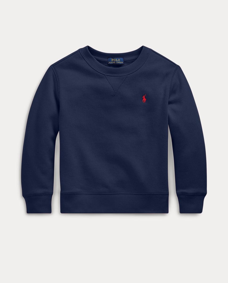 Sweatshirt Unissexo de Felpa com Decote Redondo Polo Ralph Lauren Azul-marinho-4