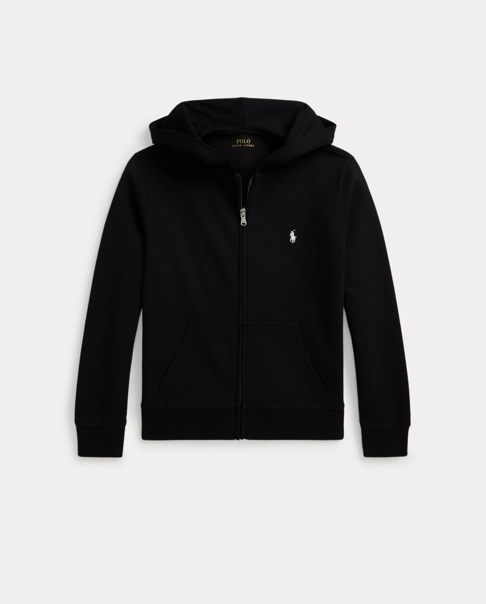 Sweatshirt com Capuz Unissexo em Tecido Técnico com Bolso Canguru Polo Ralph Lauren Preto-1