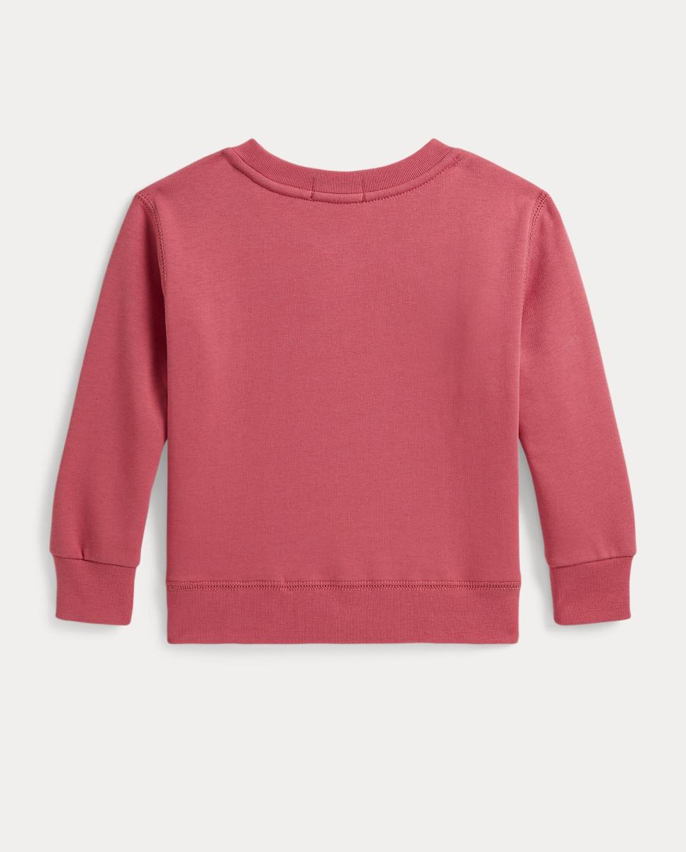 Sweatshirt com Gola Redonda e Polo Bear Polo Ralph Lauren Coral-2