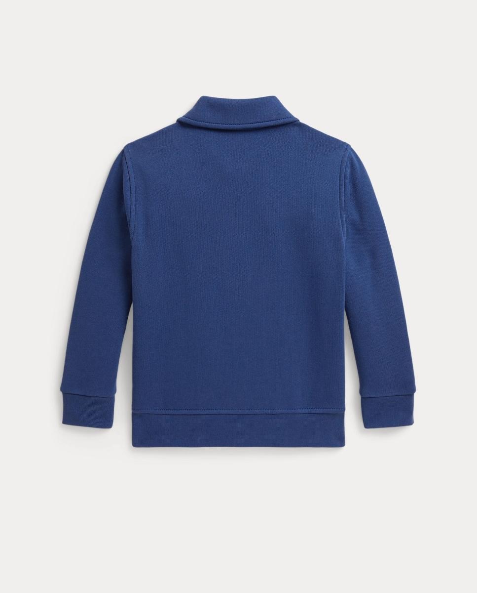 Sweatshirt Unissexo de Felpa com Colarinho de Polo Polo Ralph Lauren Azul-índigo-2