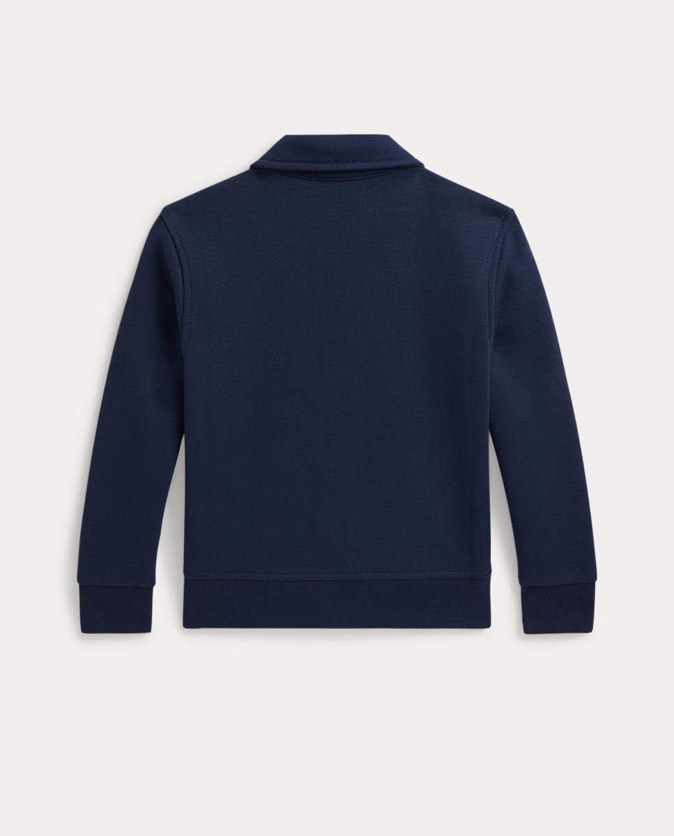 Sweatshirt Unissexo de Felpa com Estampado Gráfico de Cães Azul-marinho-2