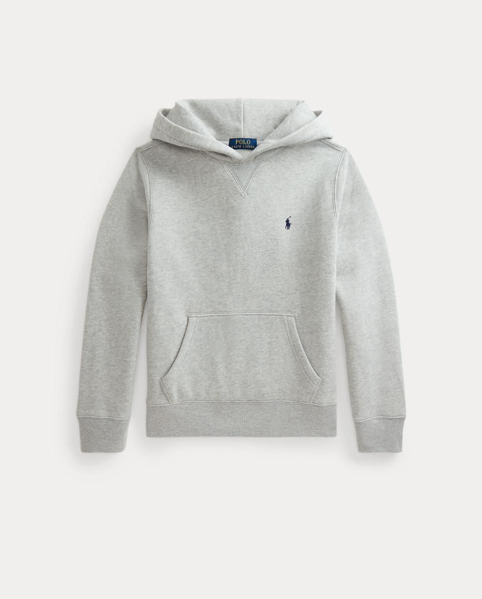 Sweatshirt Unissexo de Felpa com Capuz Polo Ralph Lauren Cinzento-claro-4