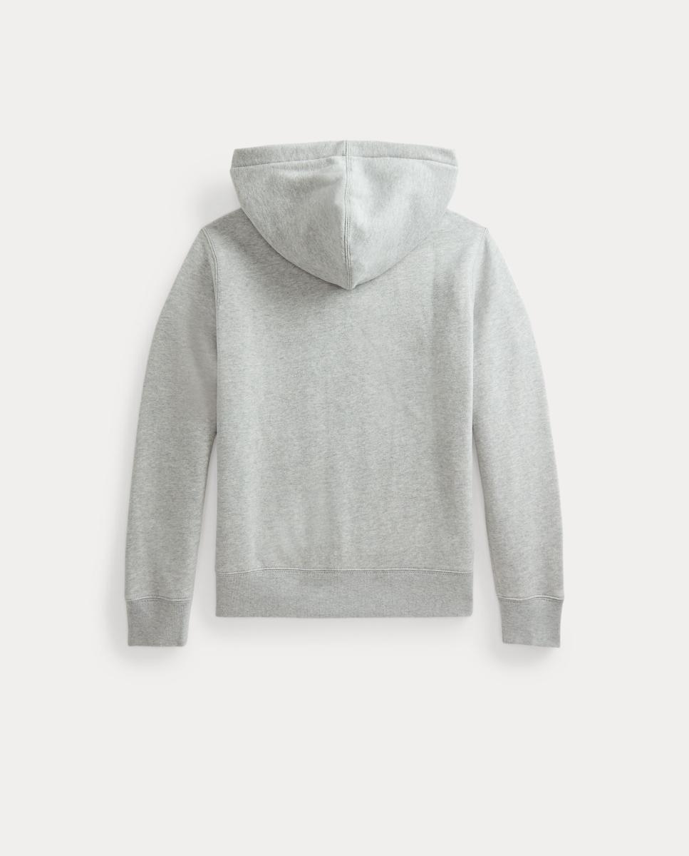 Sweatshirt Unissexo de Felpa com Capuz Polo Ralph Lauren Cinzento-claro-5