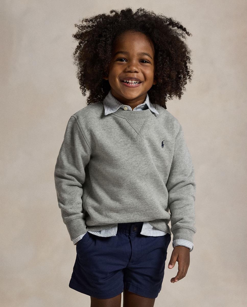 Sweatshirt cinzenta com decote redondo Polo Ralph Lauren Cinzento-claro-2