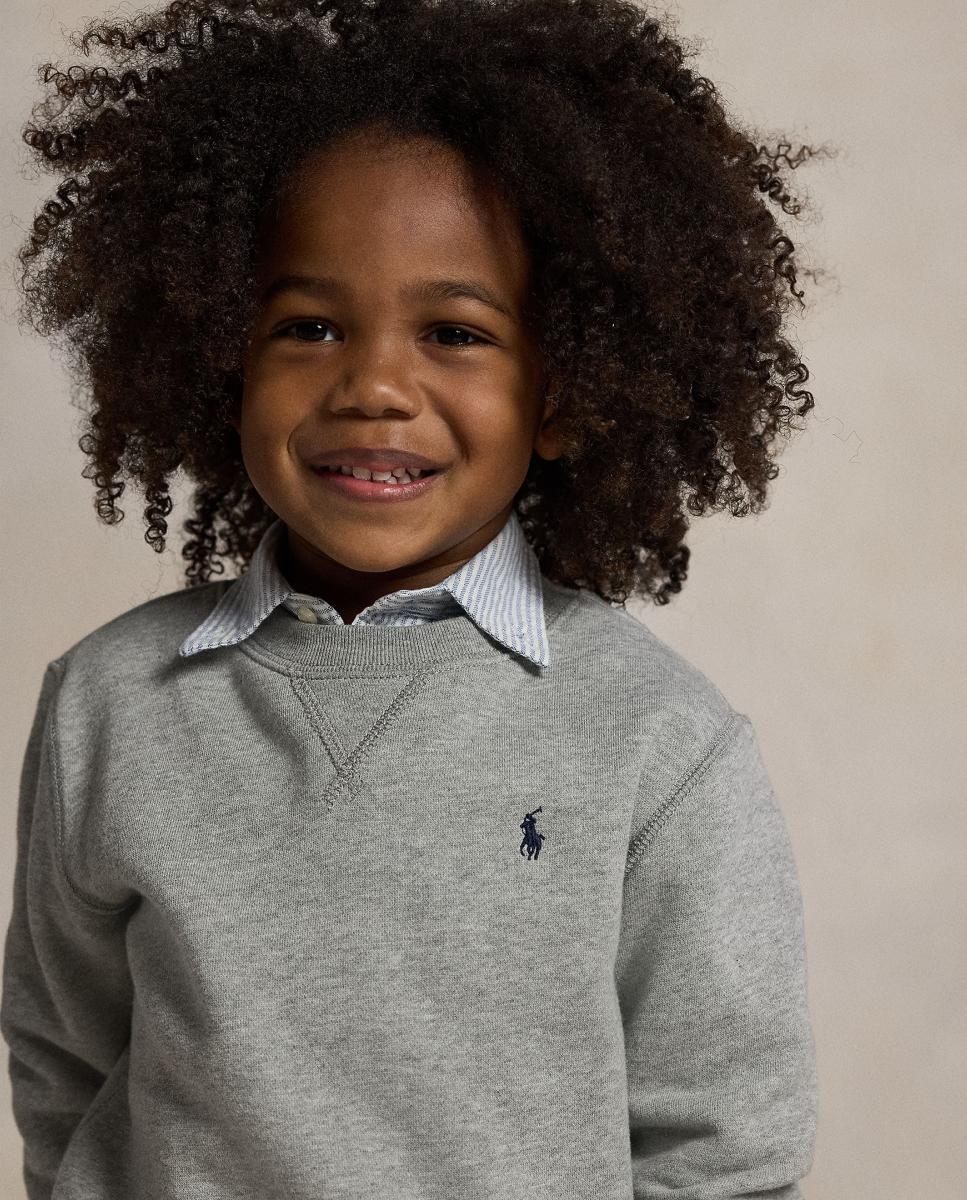 Sweatshirt cinzenta com decote redondo Polo Ralph Lauren Cinzento-claro-3