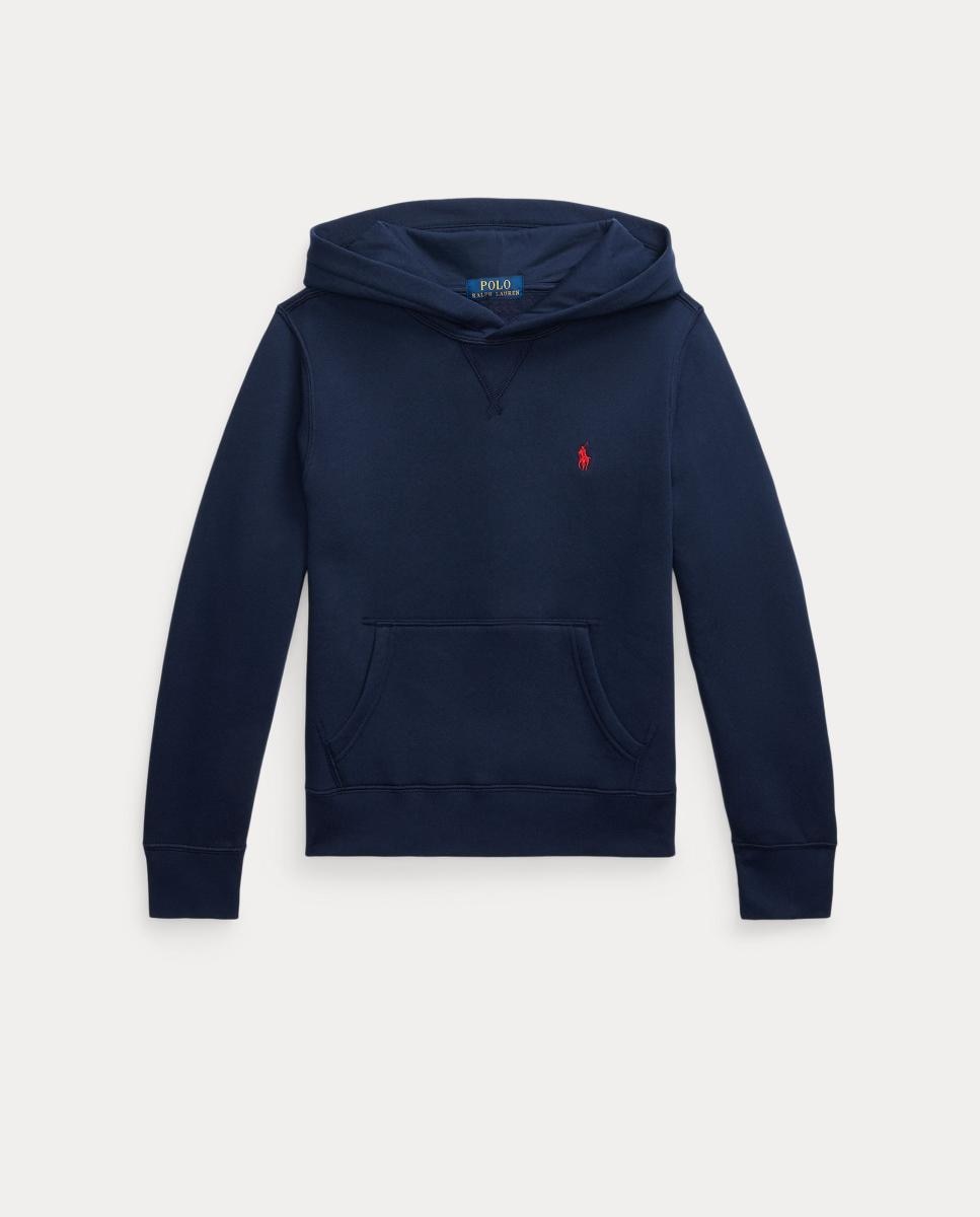 Sweatshirt Unissexo de Felpa com Capuz Azul-marinho-5