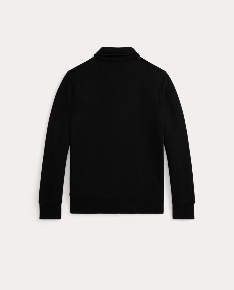 Sweatshirt Unissexo de Felpa com Colarinho de Polo Polo Ralph Lauren Preto-5