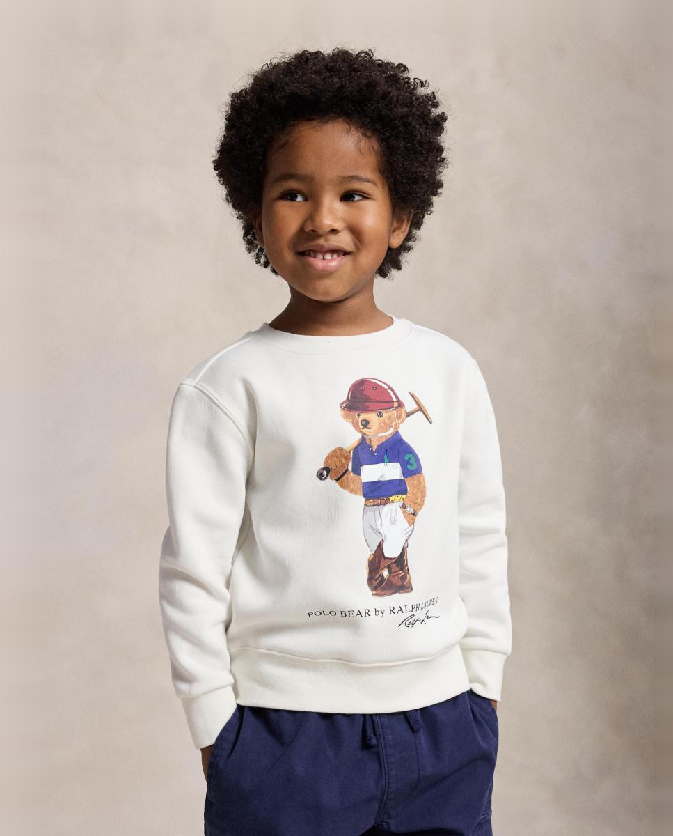 Imagem 0 de Sweatshirt de Felpa sem Capuz e com Polo Bear