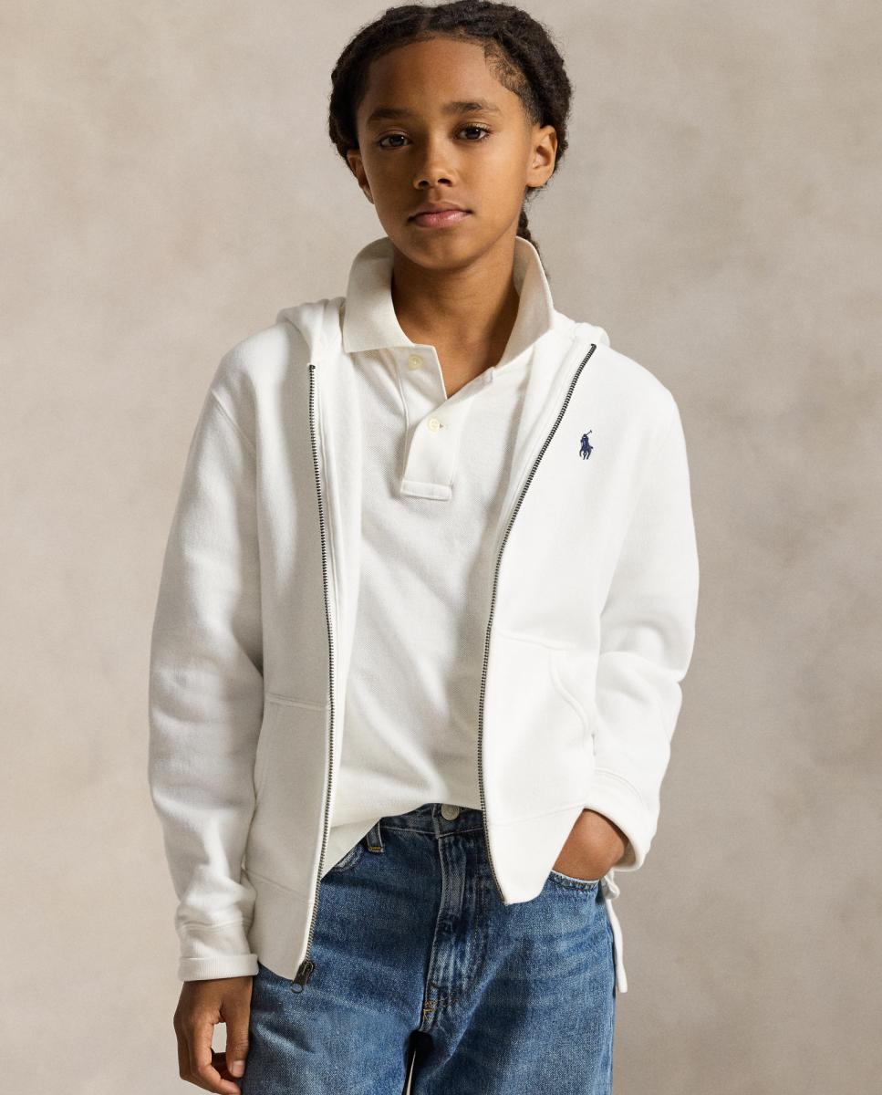 Imagem 0 de Sweatshirt de Felpa Unissexo com Capuz e Fecho de Correr