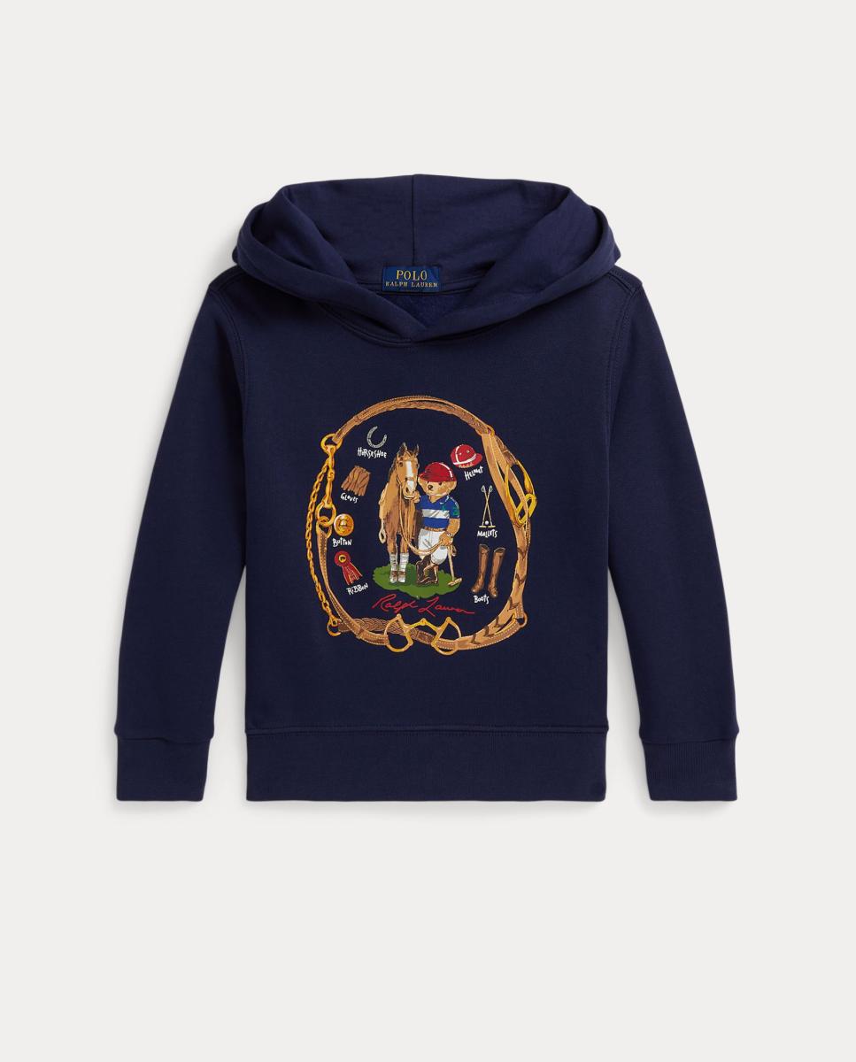 Sweatshirt de Felpa com Capuz e Polo Bear Polo Ralph Lauren Azul-marinho-5
