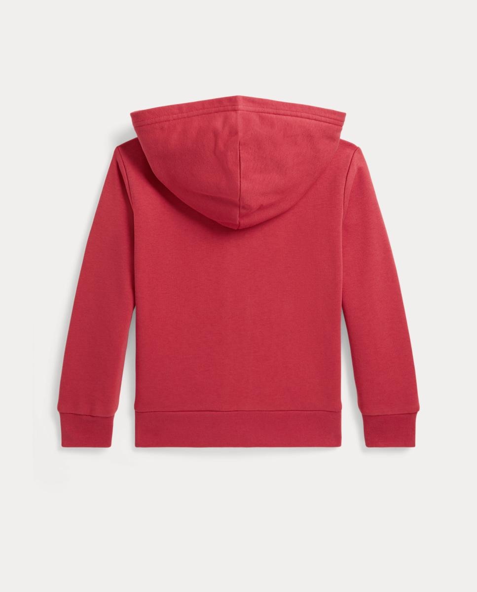 Sweatshirt Unissexo de Algodão com Capuz e Fecho de Correr Polo Ralph Lauren Terra-2