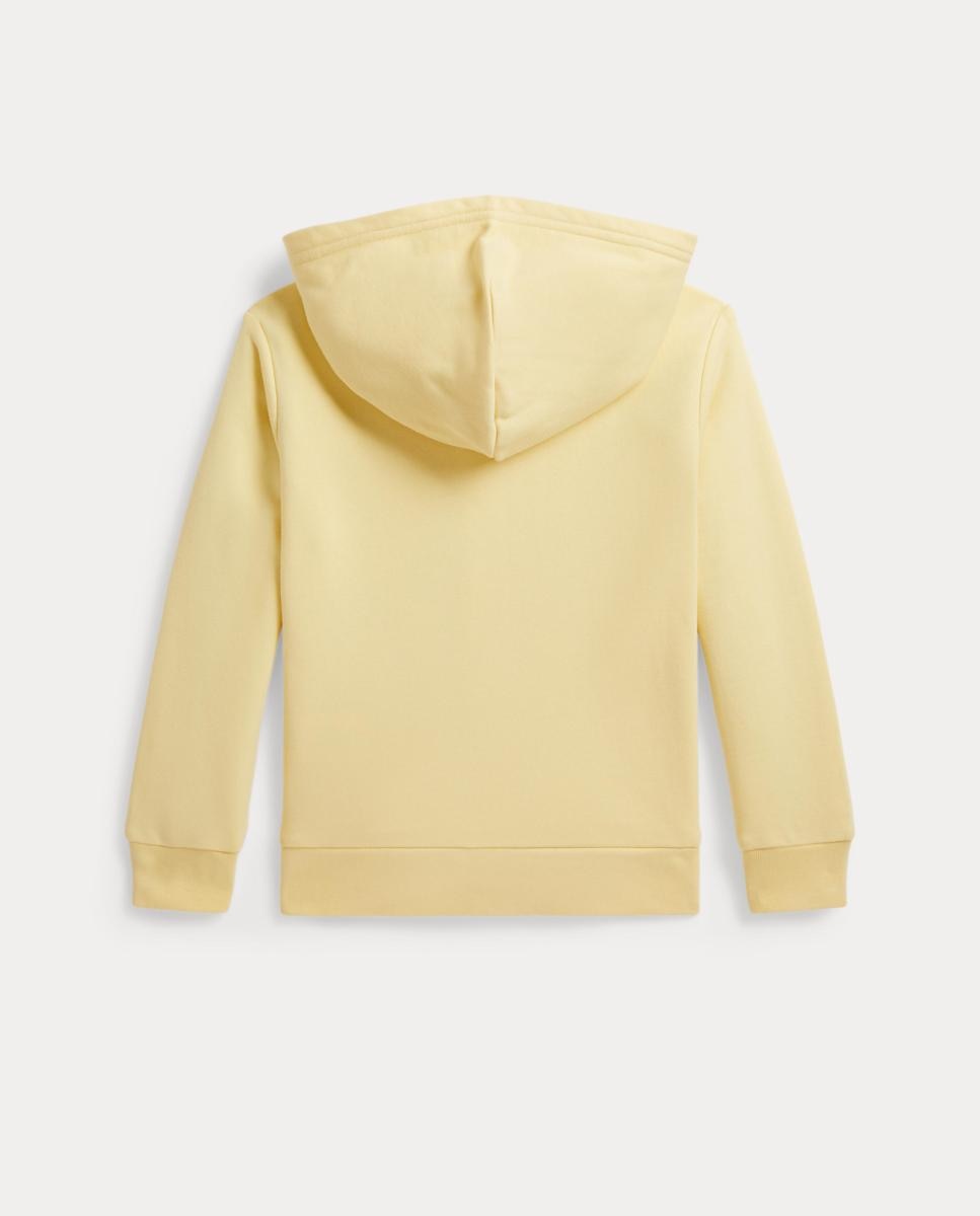 Sweatshirt Unissexo de Algodão com Capuz e Fecho de Correr Polo Ralph Lauren Amarelo-2