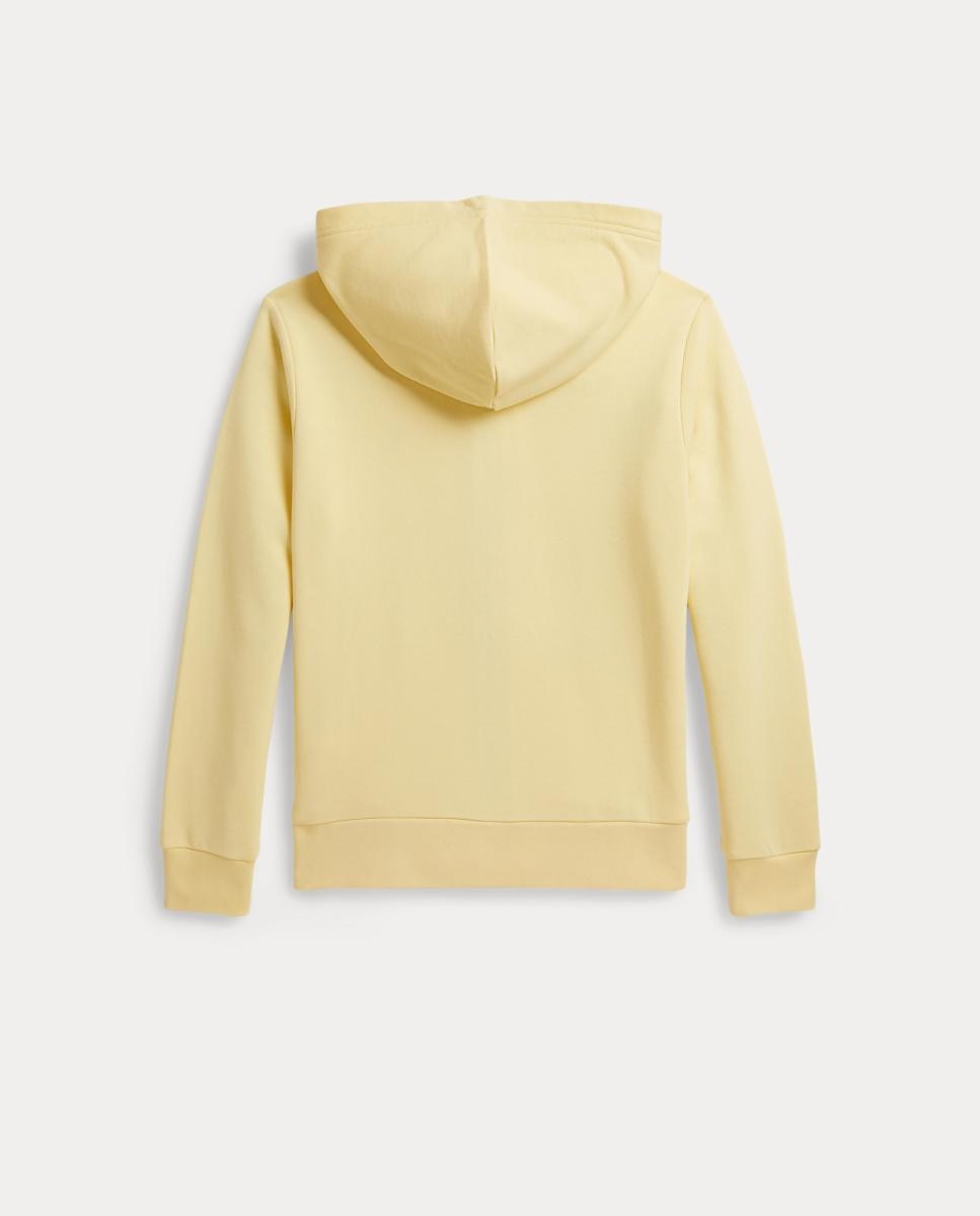Sweatshirt Unissexo de Algodão com Capuz e Fecho de Correr Polo Ralph Lauren Amarelo-2