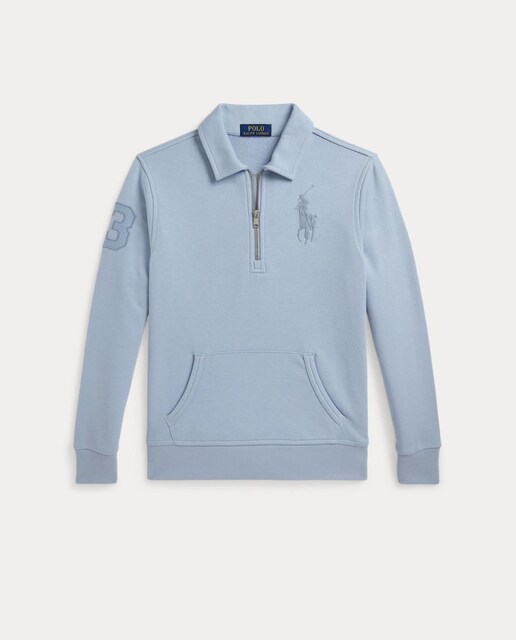 Imagem 0 de Sweatshirt Unissexo com Fecho de Correr Curto e Big Pony