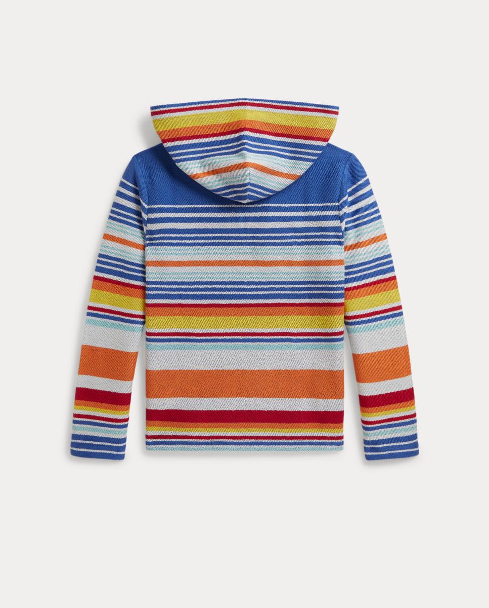 Sweatshirt de Algodão Estampada com Capuz Multicolor-5