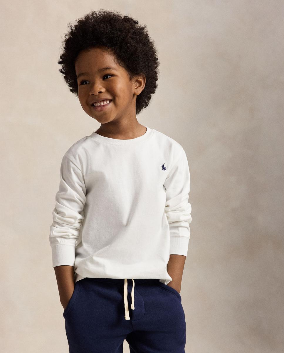 Camisola branca com manga comprida Polo Ralph Lauren Branco-2