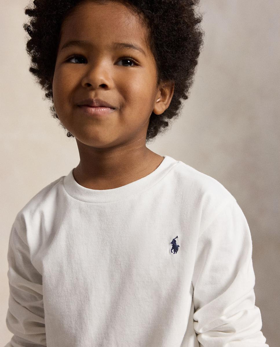 Camisola branca com manga comprida Polo Ralph Lauren Branco-3