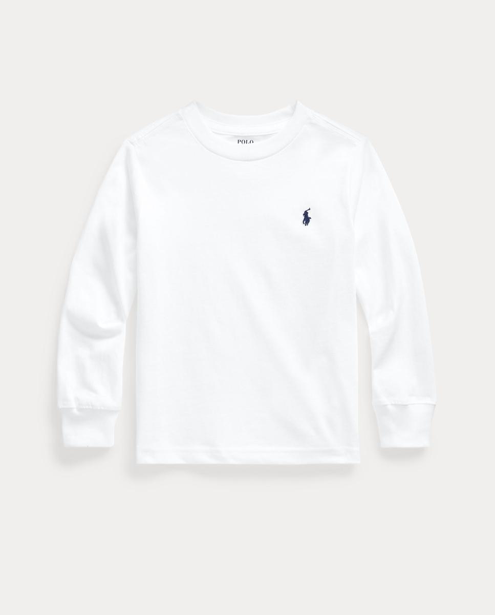 Camisola branca com manga comprida Polo Ralph Lauren Branco-4